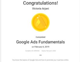 Google Ads Fundamentals cert